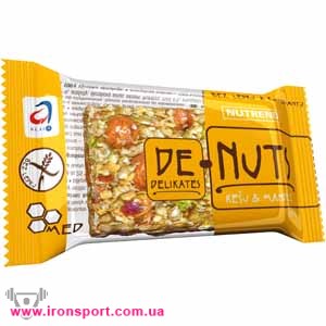 Батончики і напої De-Nuts (35 г) - спортивне харчування