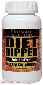 Для схуднення, карнітин Diet Ripped (120 кап) - спортивне харчування