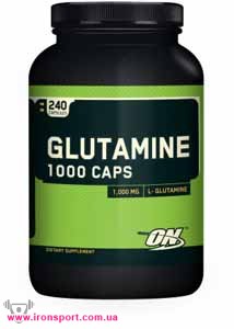Глютамін Glutamine 1000 caps (60 кап) - спортивне харчування