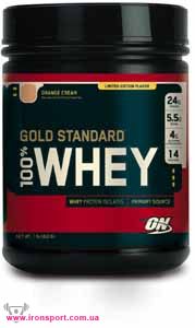 Протеїни 100% Whey Gold Standard (454 г) - спортивне харчування