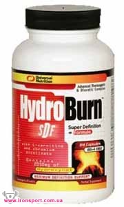 Для схуднення, карнітин HydroBurn (168 кап) - спортивне харчування