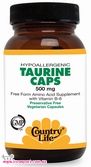 Амінокислоти L-TAURINE (100 кап) - спортивне харчування