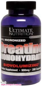 Креатин 100% Micronized Creatine Monohydrate (200 кап) - спортивне харчування