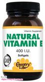 Вітаміни та комплекси NATURAL VITAMINE Е (60 кап) - спортивне харчування