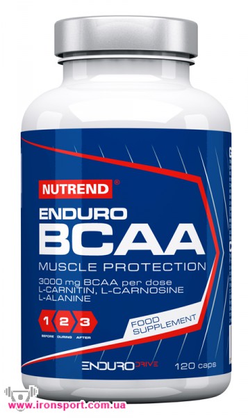 Амінокислоти Enduro BCAA (120 кап) - спортивне харчування