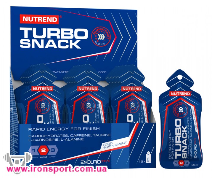 Енергетики TURBOsnack (15 x 25 мл) - спортивне харчування