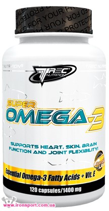 Вітаміни та комплекси Super Omega-3 (60 кап) - спортивне харчування