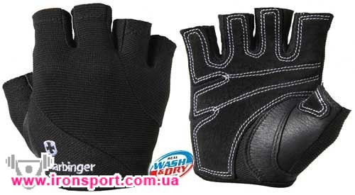 Спортивная одежда Женские перчатки Harbinger Power черные (S, M) - спортивное питание