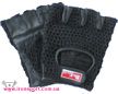 Спортивная одежда Короткие перчатки с сеткой Phoenix-1 (black) (S) - спортивное питание