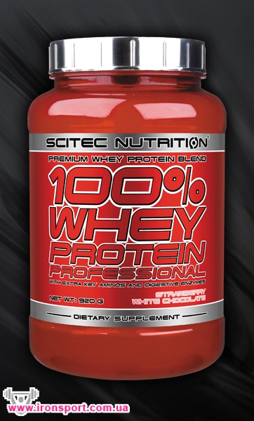 Протеины 100% Whey Protein Professional (920 г) - спортивное питание