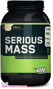 Гейнери Serious Mass (1,36 кг) - спортивне харчування