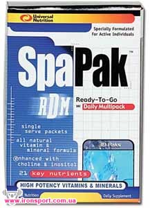 Вітаміни та комплекси Spa Pak (30 пак) - спортивне харчування