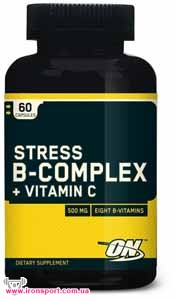 Витамины и комплексы Stress B-complex + vitamin C (60 кап) - спортивное питание
