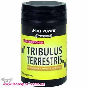 Повышающие тестостерон Tribulus Terrestris (120 кап) - спортивное питание