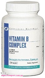 Витамины и комплексы Vitamin B Complex (100 таб) - спортивное питание
