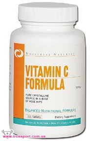 Вітаміни та комплекси Vitamin C Formula (100 таб) - спортивне харчування