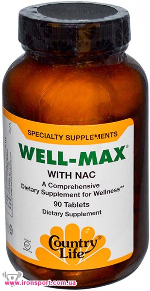 Витамины и комплексы WELL-MAX (90 таб) - спортивное питание