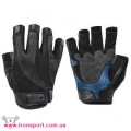 Мужские перчатки Harbinger Flexfit Classic черные/синие (L)