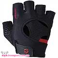 Мужские перчатки Harbinger Flex-fit черные (L)