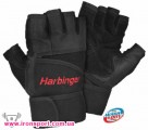 Перчатки Harbinger Pro WristWrap черные (S)